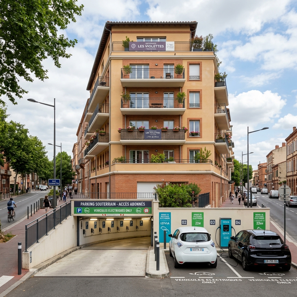 Copropriété à Toulouse : droit à la prise, IRVE collective et démarches syndic